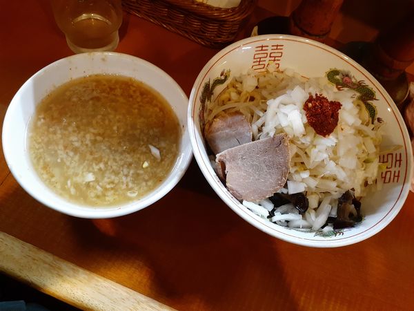 「つけらーめん、大盛」@らーめん ぽっぽっ屋 水道橋店の写真