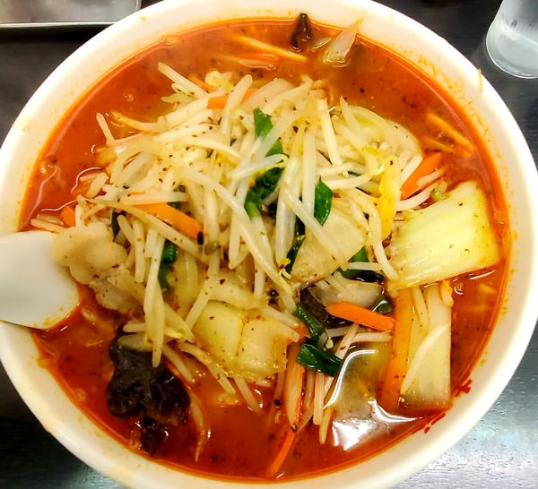 「タンメン+辛口」@中華 福吉の写真