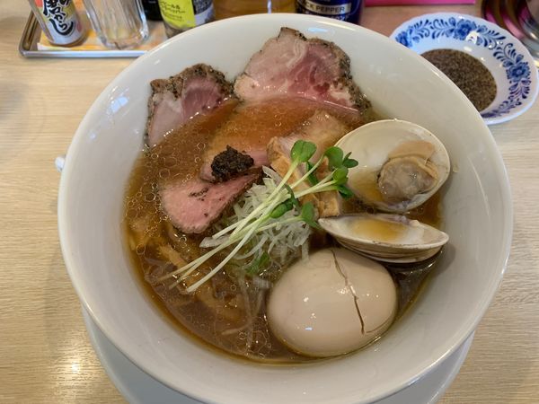 「特製蛤そば醤油」@麺屋壱心の写真