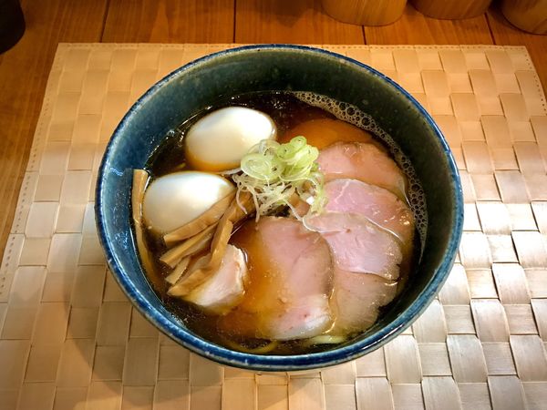「肉玉醤そば大盛り+味玉」@らぁ麺や 汐そば雫の写真