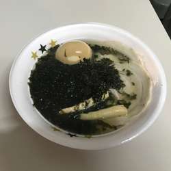 のど黒とシジミの黄金中華そば