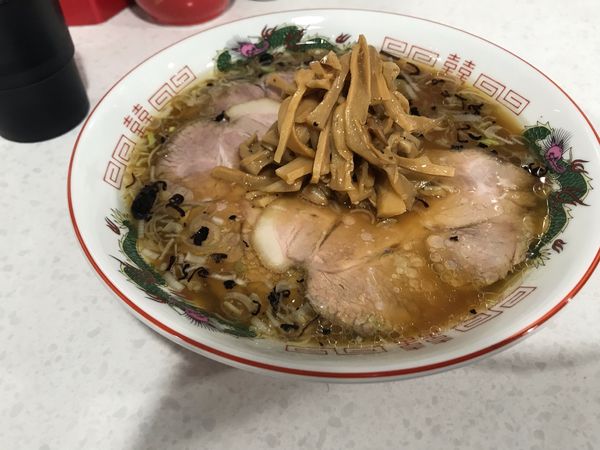 「イニシャルＭ（支那竹チャーシューメン）」@ラーメン星印の写真