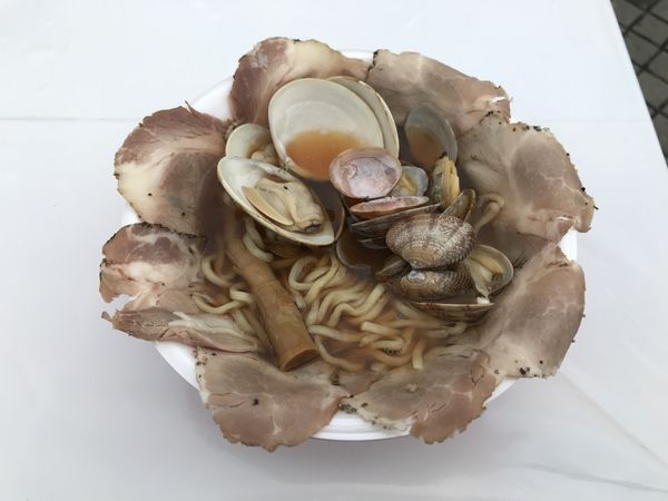 「豪快!あさり山盛り貝出汁らーめん」@名古屋ラーメンまつり2020の写真