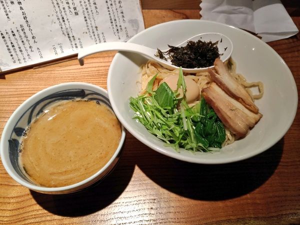 「期間限定 真鯛濃厚つけ麺」@オサカナノヒの写真