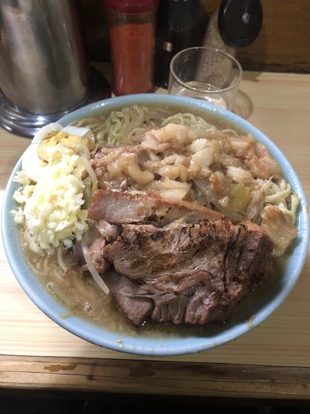 「ラーメン（普通350g）」@ラーメン富士丸 明治通り都電梶原店の写真