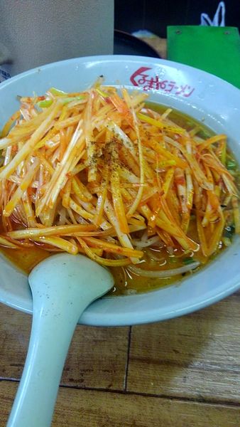 「ネギ味噌ラーメン」@くるまやラーメン 西船橋店の写真