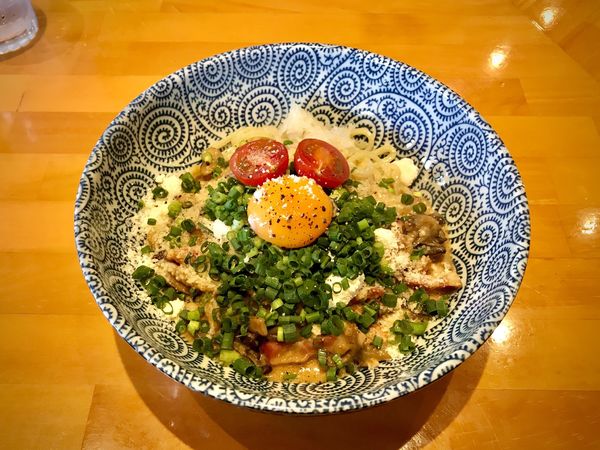 「木の子たっぷりポルチーニクリーム」@極太麺 まな屋の写真