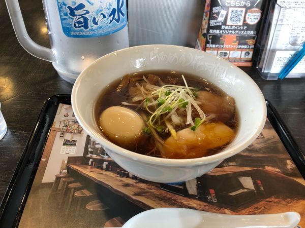 「限定　中華そば　しば田　830円」@らあめん花月 嵐 千ヶ瀬店の写真