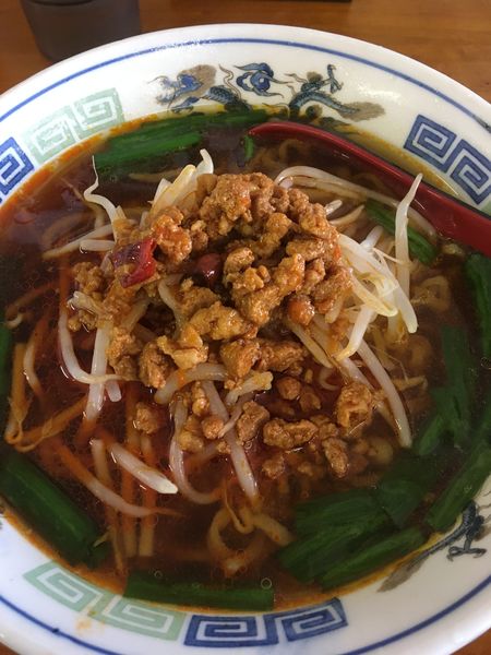 「台湾ラーメン＋高菜炒飯」@台湾料理 龍福園の写真