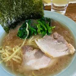 ラーメン+ほうれん草