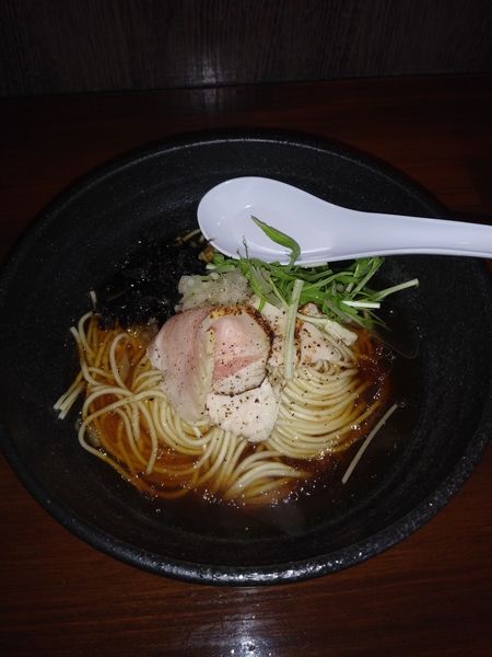 「蛤帆立昆布そば」@煮干し中華蕎麦 山崎の写真