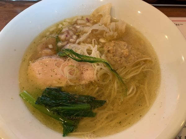 「中華そば潮800円」@kingyo noodlesの写真