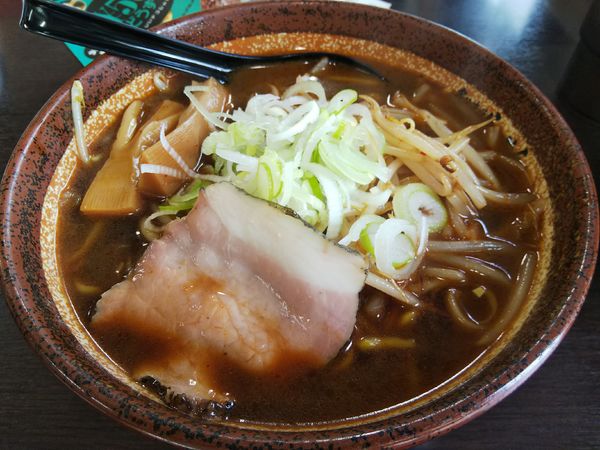 「【限定】炙り辛醤油らーめん　※クーポンで５００円」@麺匠 真武咲弥 松本店の写真