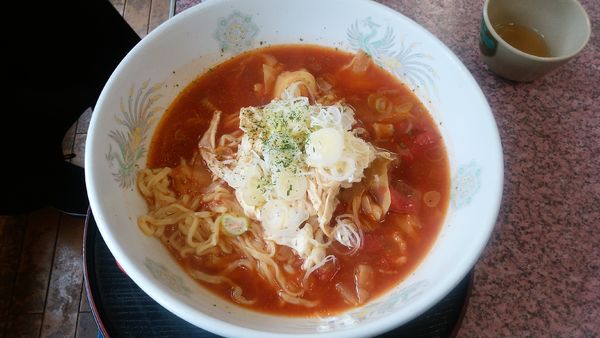 「ゆばトマラーメン￥950-」@まるひで食堂の写真