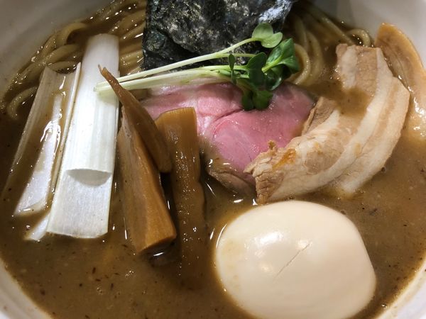 「得製らーめん（大）」@濃厚宗田つけめん 麺屋縁道の写真