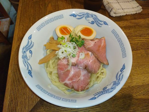 「油そば（700円）＋味玉（100円）＋ちょっと肉増し（150」@燦燦斗の写真