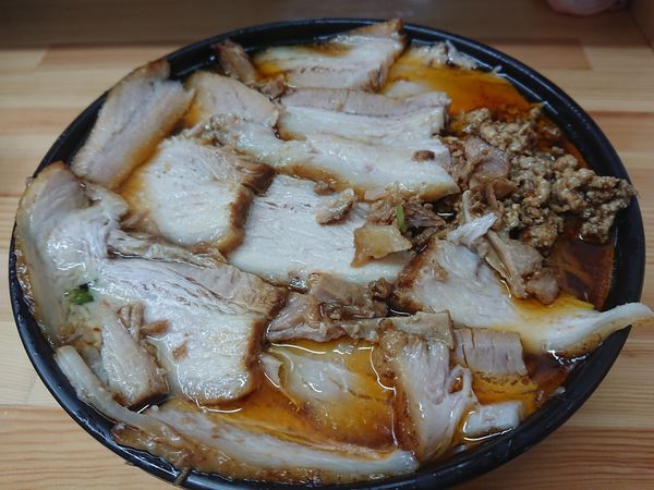 「半辛チャーシュー麺 大」@北大塚ラーメンの写真