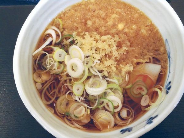 「たぬきそば（ねぎ多め）」@そばいち エキュート赤羽店の写真