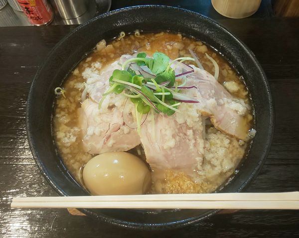 「魚介豚骨らぁ麺・全部乗せ（B3）」@らぁ麺 ゆら吉の写真