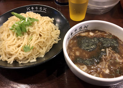 「魚介牛骨つけ麺（中）（850円）」@牛骨ラーメン 香味徳の写真