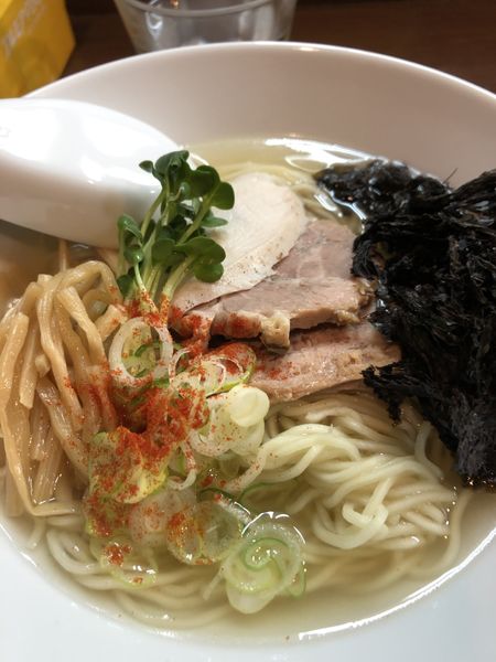 「限定　鯛潮ラーメン岩のりTP」@煮干し中華そば 山形屋の写真