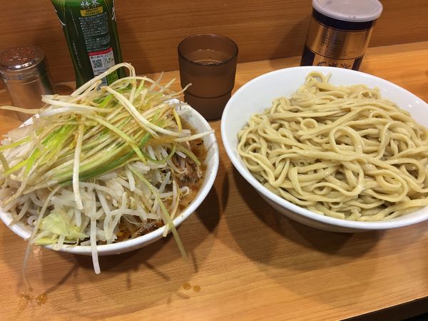 「大つけ麺　ネギ」@ラーメン二郎 八王子野猿街道店2の写真