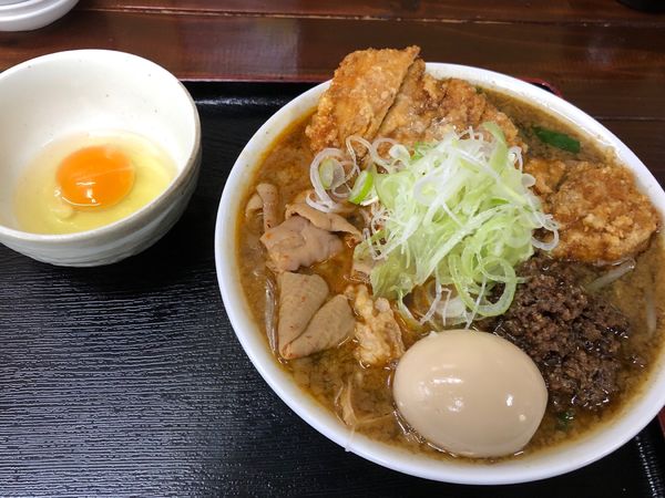 「[限定]ウルトラスタミナミキラーメン980円」@餃子の並商 都賀店の写真