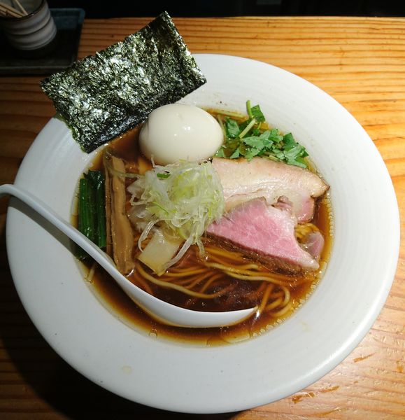 「味玉醤油そば」@麺処 篠はらの写真