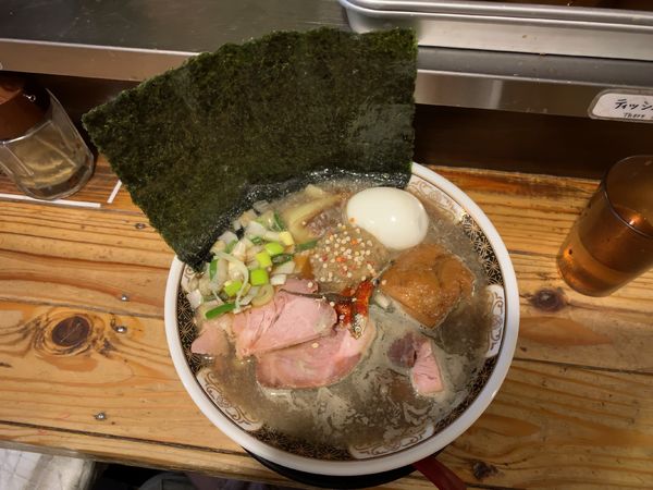 「特製すごい煮干ラーメン1250円」@すごい煮干ラーメン凪 新宿ゴールデン街店 本館の写真