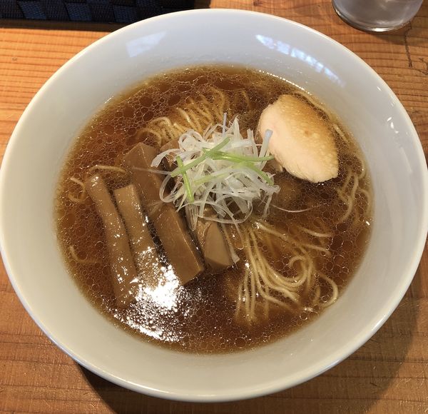 「鶏そば800円＋メンマ150円」@麺や ほころびの写真