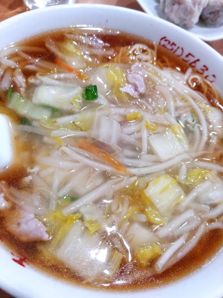 「サンマーメン＆シューマイ」@玉泉亭 横浜ポルタ店の写真