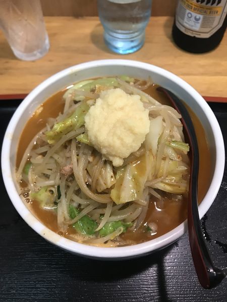 「【限定】生姜辛味噌タンメン、野菜大盛」@味噌麺処 花道庵の写真