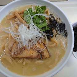 塩ラーメン太麺大盛+岩のり