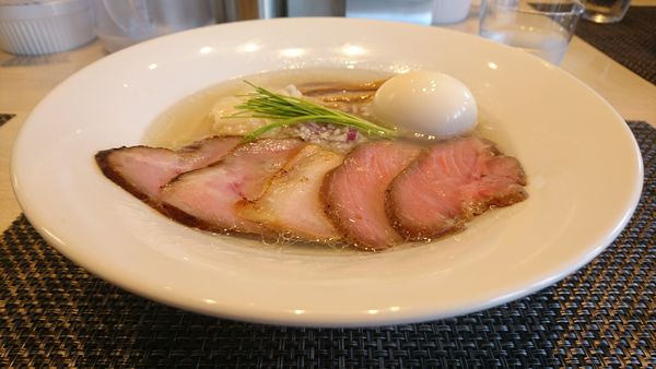 「【昼】特製 宍道湖しじみ中華蕎麦〈塩〉」@宍道湖しじみ中華蕎麦 琥珀 東京本店の写真