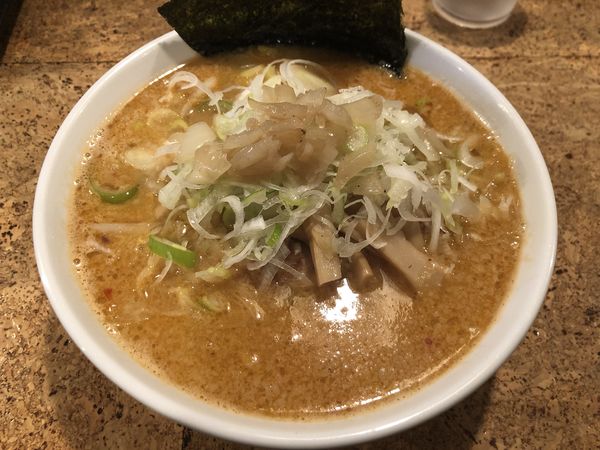「味噌ラーメン・ネギ追加」@きくちひろきの写真
