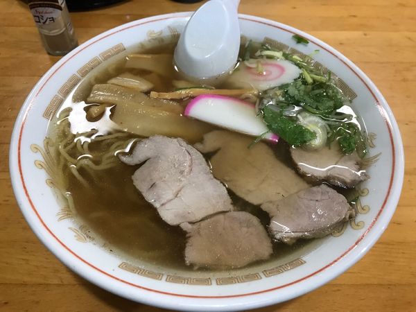 「中華そば　550円」@大衆食堂 ふじやの写真