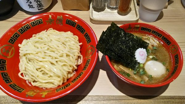 「豚と鶏の濃厚つけ麺」@赤備の写真
