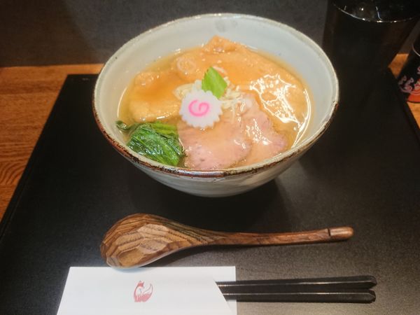 「中華蕎麦＋お揚げ」@中華蕎麦 きつねの写真