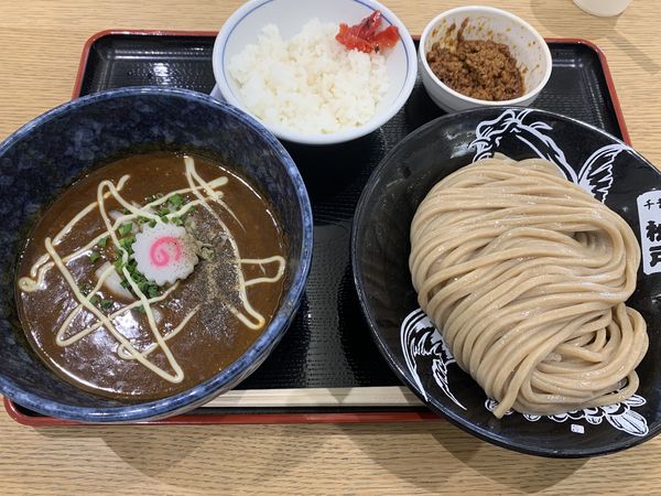 「つけ麺カレー 濃厚カレーつけ麺追い飯セット」@松戸富田麺桜の写真