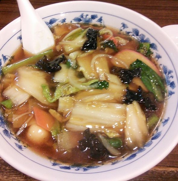 「広東麺　６００円(税抜)」@龍味 横浜トーヨー街店の写真