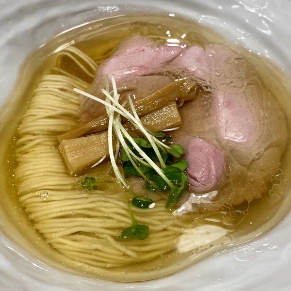 「塩煮干そば」@柴崎亭 梅丘店の写真