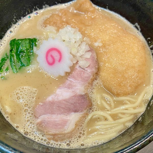 「濃厚中華蕎麦＋ヱビス小瓶」@中華蕎麦 きつねの写真