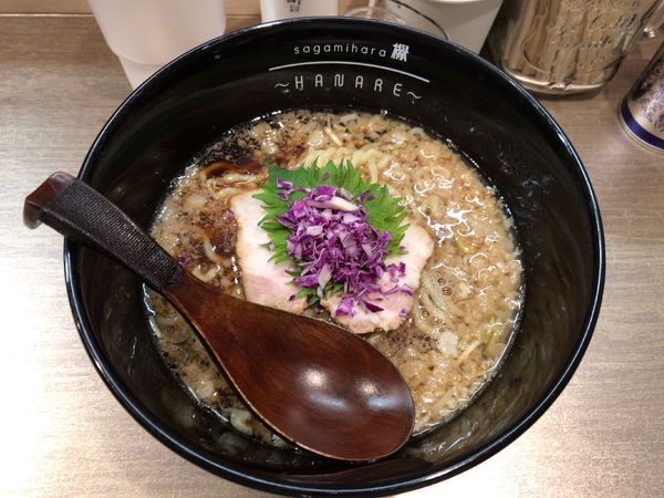 「限定 背脂煮干醤油らーめん(800円)」@Sagamihara 欅 〜HANARE〜の写真