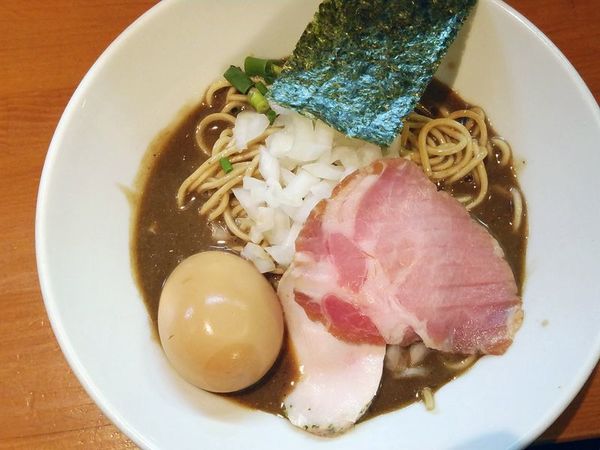 「味玉濃厚蕎麦」@亀戸煮干中華蕎麦 つきひの写真