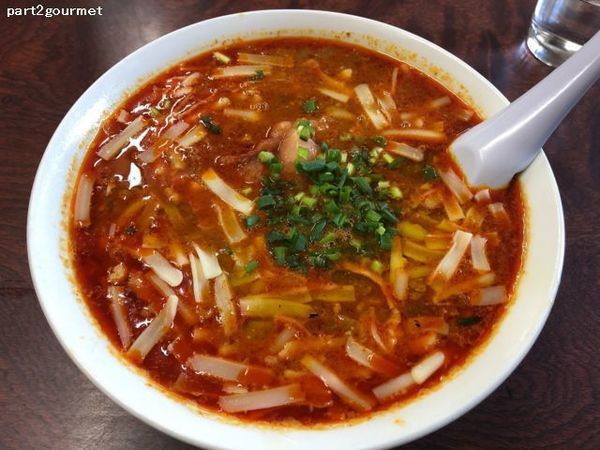 「トマト坦々 (900円)」@お食事処 しんでんの写真