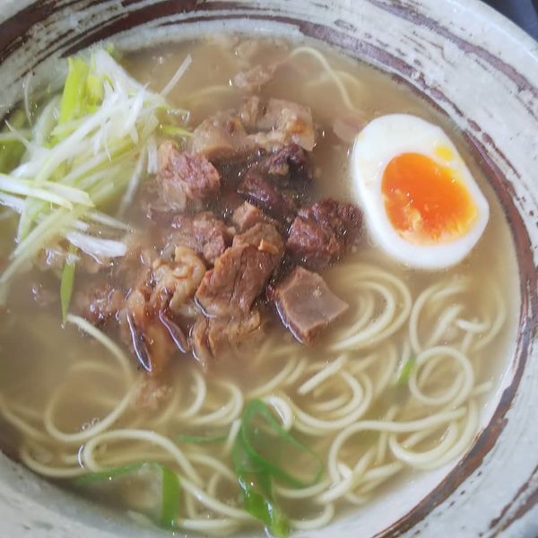 「ぼっかけラーメン 550円」@マスクマンのテールラーメンの写真