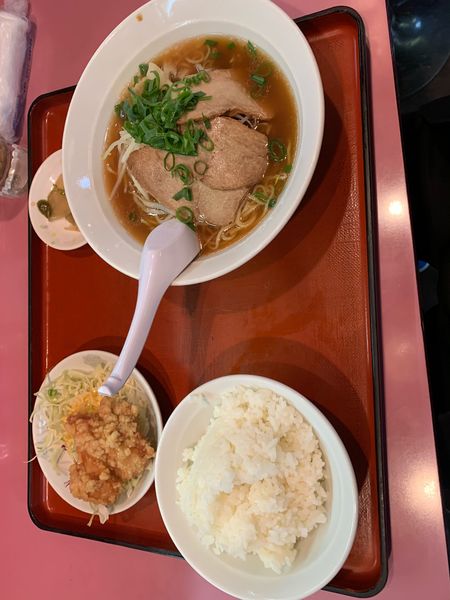 「ラーメン定食　680＋税」@中華料理 又来軒 福山本店の写真