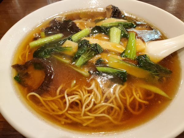 「干し椎茸野菜そば」@好記園の写真