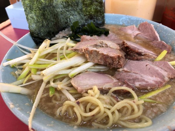 「ﾈｷﾞﾁｬｰｼｭｰﾒﾝ 840円」@ラーメンショップ 牛久結束店の写真