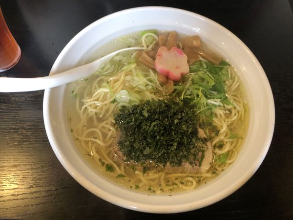 「青じそラーメン塩」@秋田ラーメン はまの写真